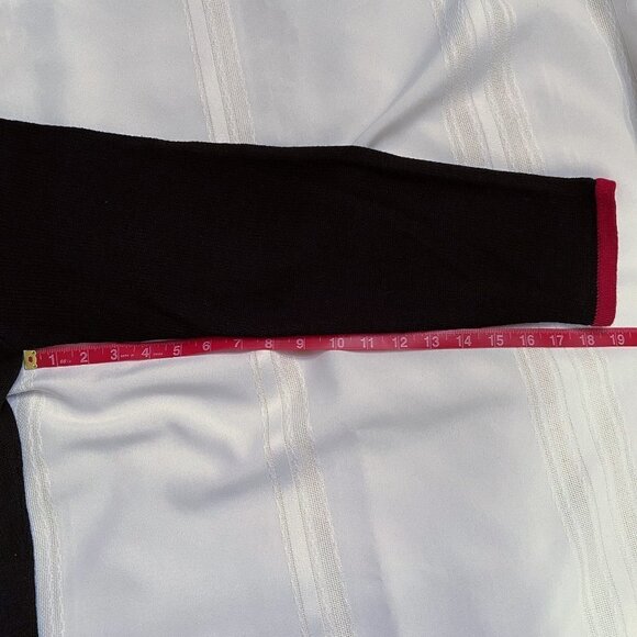 Christmas Cardigan Heirloom Collectibles Collection LS Poinsettia PL EUC - Picture 5 of 8